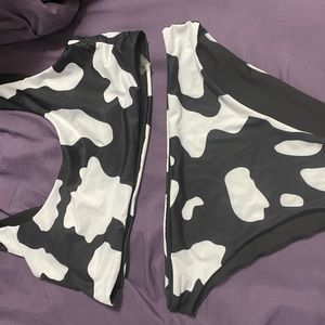 Cow Print Swimsuit